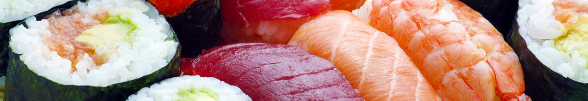 Eating Sushi at Azuma Sushi and Teppan restaurant in Albuquerque, NM.